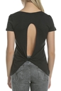 GUESS-Γυναικεία κοντομάνικη μπλούζα GUESS μαύρη 